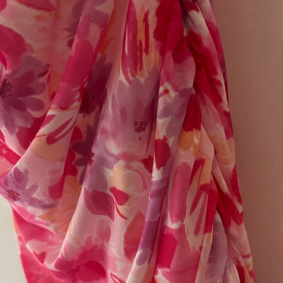 Hello Molly Pink and Red Floral Dress - Picture 5 of 7